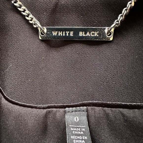 White House black market WHBM black cropped blazer size 0 - Picture 5 of 9